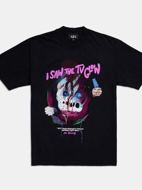 A24 I Saw The TV Glow Graphic Tee - Black